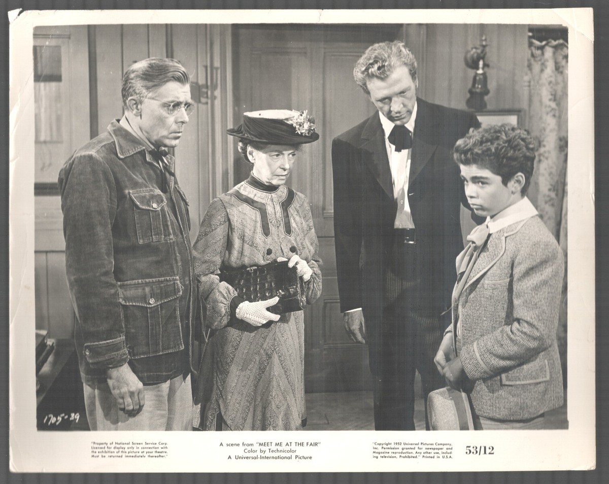 Meet Me At The Fair 8&quot;x10&rdquo; Movie Still Chet Allen Virginia Brissac 