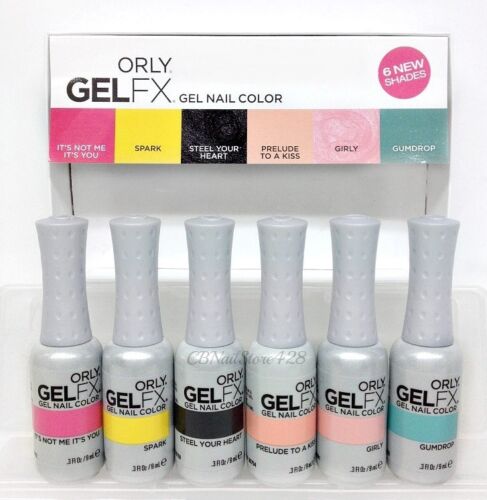 ORLY GelFX - 6 Nuevos Tonos PRIMAVERA 2014 Gel Color Uñas x 0,3 oz - Imagen 1 de 7