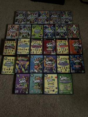 The Sims 2 3 4 Games and Expansion Pack Pick & Choose PC CD Rom /MAC 