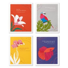 Compendium Positively Green 4-Pack of Birthday Cards   Nature Four Differ