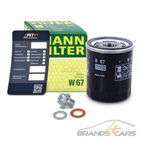 Mann ÖLFILTER+ÖLABLASS-SCHRAUBE FÜR Mitsubishi Colt 6 1.1 1.3 BJ 04-12