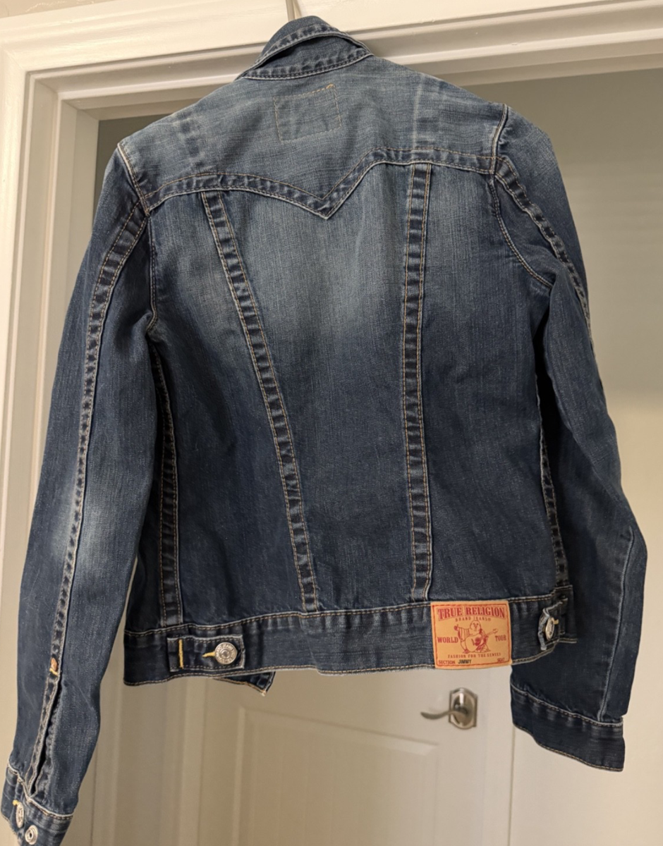 True Religion Jimmy Jean Jacket Women's Size : Small, Denim | eBay