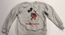 Walt Disney World Parks MICKEY MOUSE Classic Pullover Sweatshirt Kids 7/8 Youth