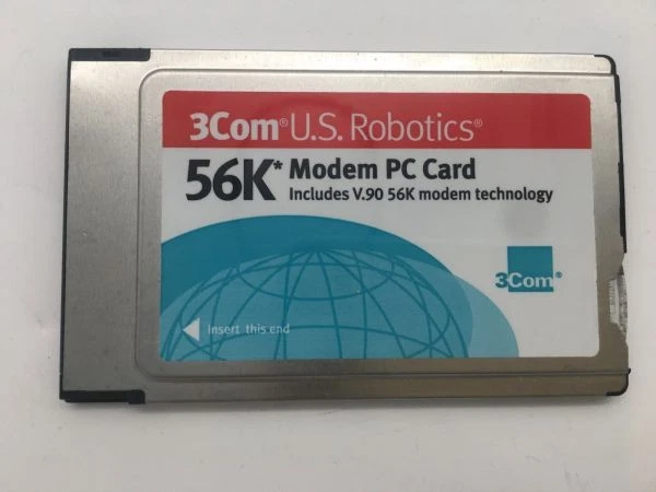 3com usrobotics 56k modem pc card, model 3056, v.90 56k - Image 3 of 3