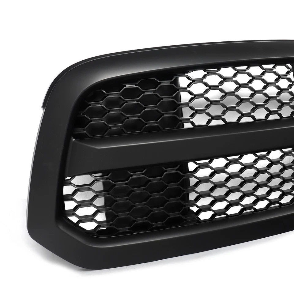 Matte Black Grill Front Bumper Grille For Dodge Ram 1500/1500 Classic 2013-2021 Foto 3 de 4