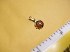 14K Gold ladybug necklace pendant  "K14 Italy" tested — photo 6