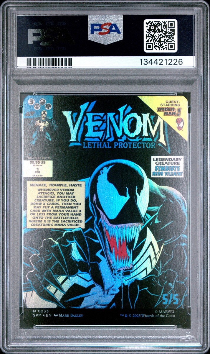 Eddie Brock (0233) (Borderless) Marvel's Spider-Man Foil for sale