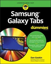 Samsung Galaxy Tabs for Dummies Paperback Dan Gookin Samsung Galaxy Tabs for Dummies Paperback Dan Gookin