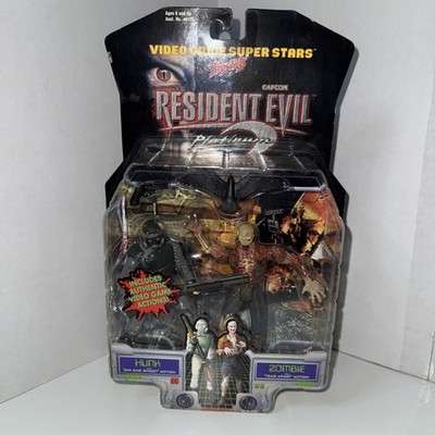 Resident Evil 2 Platinum Hunk and Zombie Video Game Superstars 1998 CAPCOM