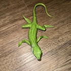 Vintage 80s AAA Large Iguana Lizard Green Rubber Toy Figure — photo 1