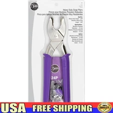 Heavy Duty Snap Pliers DIY Sewing Projects Includes Tools & Instruction Guide US