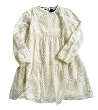 Tommy Hilfiger Girls Tiered Foil Star Print Dress Size: L (12-14)