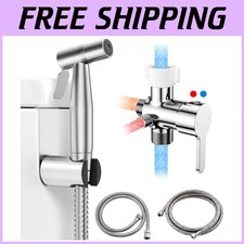 Dual Function Handheld Bidet Sprayer - Adjustable Pressure