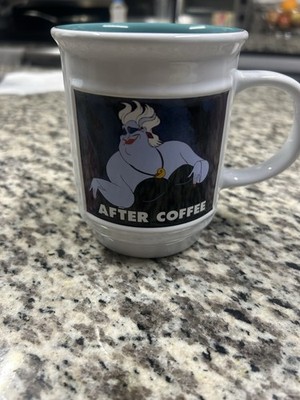 Disney Store Parks Ursula Meme Coffee Mug 2-Sided Before After Little Mermaid