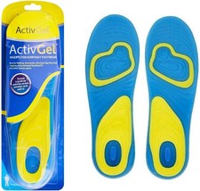 ActivGel Gel Insoles &ndash; Shock Absorbing Foot Support for Walking & Sports, Small