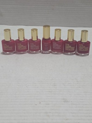 Estée Lauder Red Nail Lacquer Lot Perfect Finish Polished Performance.