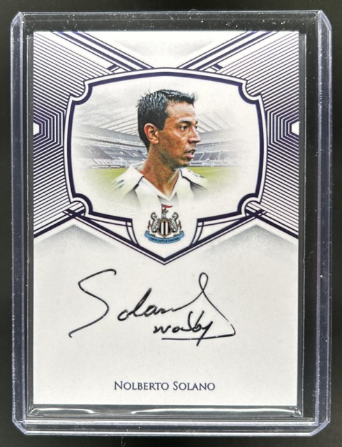 2024-25 Futera FX Nolberto Solano Auto Autograph #3/3 Newcastle