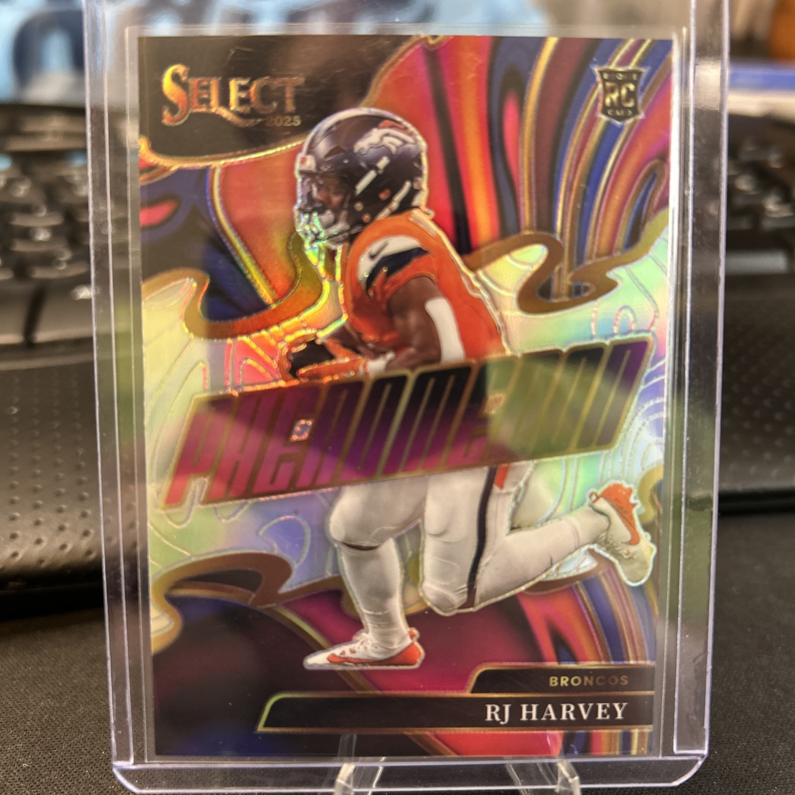 2025 Panini Select RJ Harvey #7 Phenomenon Silver