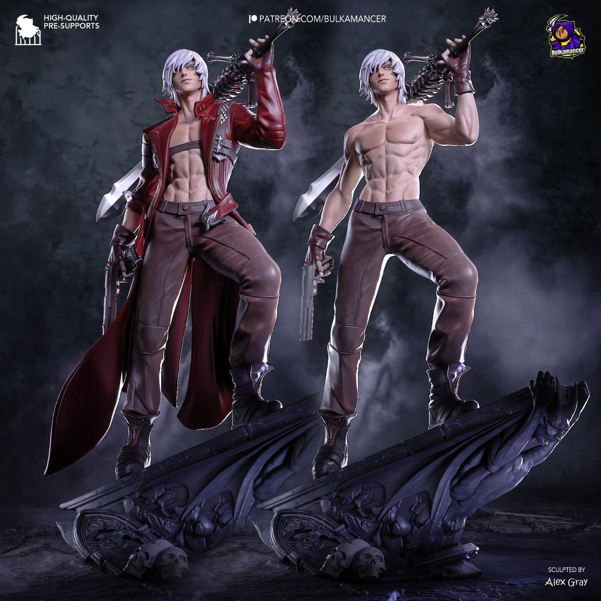 Dante | Devil May Cry 3 | High Quality Unpainted Resin Garage Kit