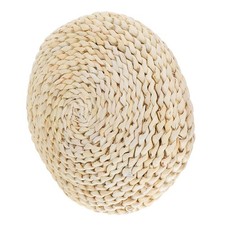  Cuscino Intrecciato Paglia Da Pavimento Tatami Tessuto Mano Yoga