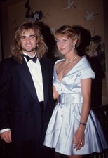 Singles champions Steffi Graf of Germany Andre Agassi USA pose tog- Old Photo
