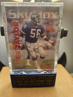 1993 Skybox Impact Promo Autograph #IP2 Lawrence Taylor HOF #'d/1993