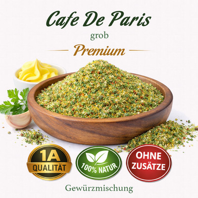 Cafe de Paris grob 250g Gewürzmischung Naturbelassen Kräuterbutter