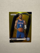 2024-25 Panini Prizm #50 Paul George Gold Prizms /10 Philadelphia 76ers