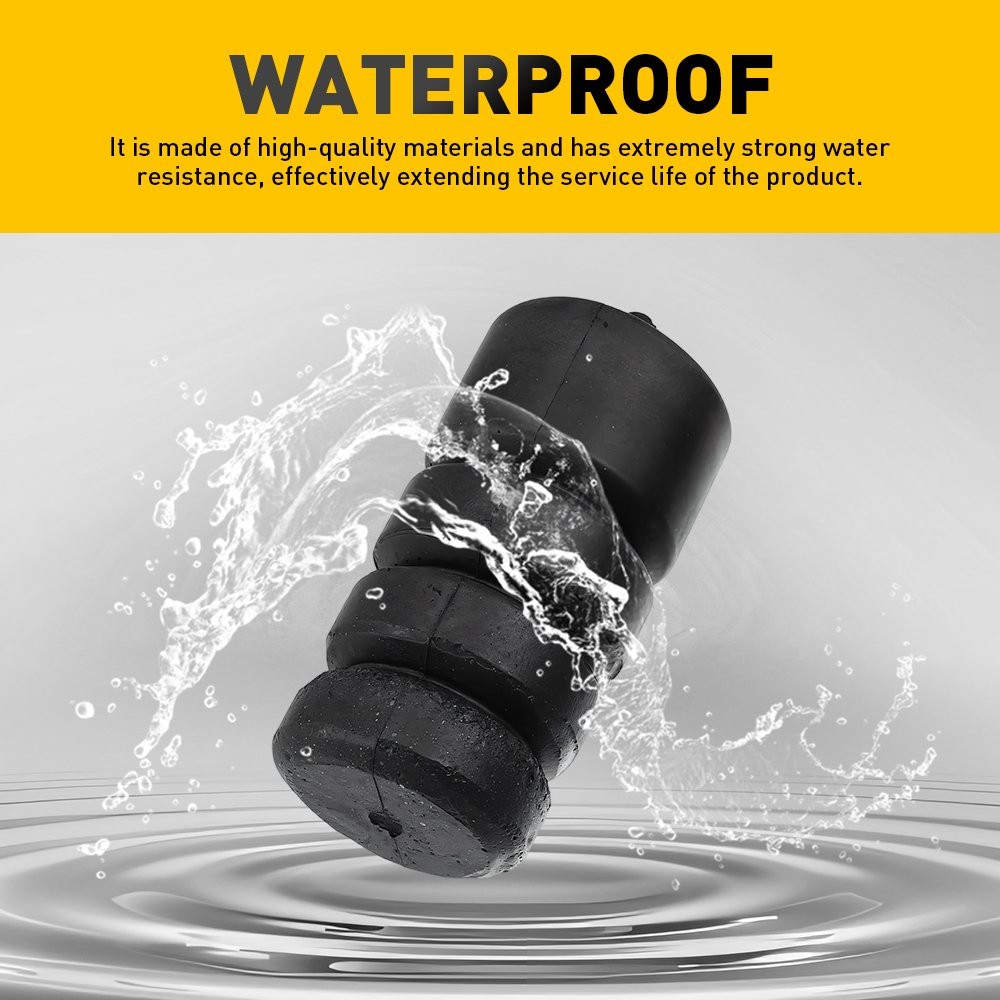 Tailgate Spare Tire Bumper Stop Set of 2 Black Pads for Jeep Wrangler JL 2018-23 thumbnail 7