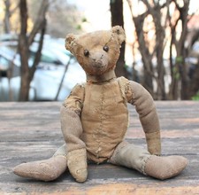 Antique Steiff Bear button eyes rare vintage ...