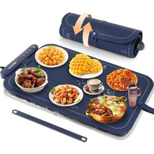 Food Graphene Warmer,24in Portable Warming Trays for Buffets Party,Fast Heati...