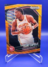 2024-25 Prizm Black Clint Capela Orange Wave Prizm SP /60 Atlanta Hawks #178