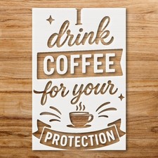 Funny Quote Home Decor Stencil for Humorous Wall Art - StencilAir