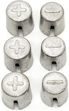 6 Pieces Battery Terminals Post Lead Shims Car Battery Post Caps Adapter Termina