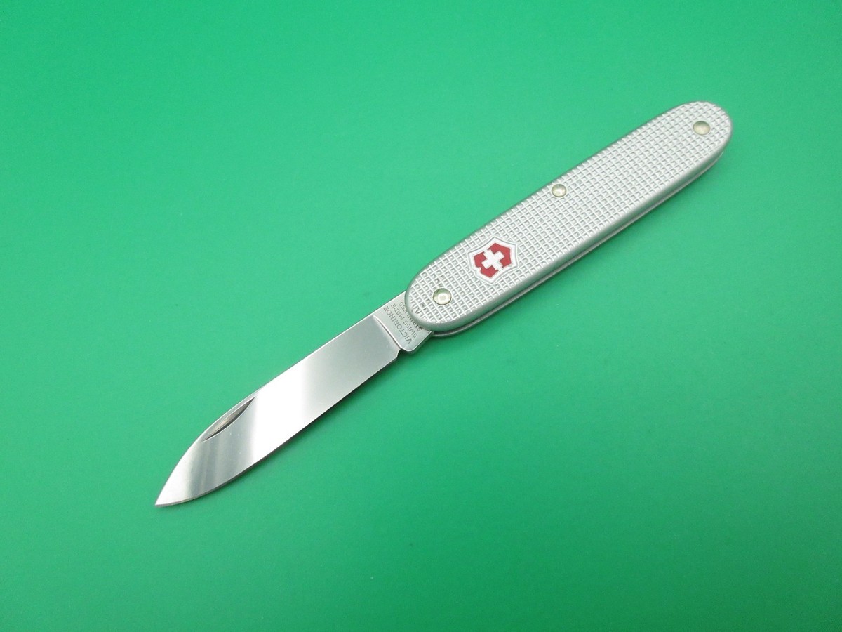 Victorinox Swiss Army 1 Solo Silver Alox Folding Pocket Knife 93mm