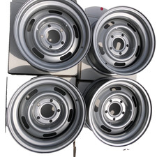 4 New Chevrolet C10 Truck G20 G10 Astro Van Corvette Rally Wheels 15x7 5x5 Usa