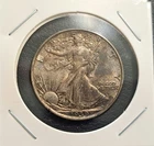 1939 Walking Liberty Half Dollar, 90% Silver, 50c, Very Fine