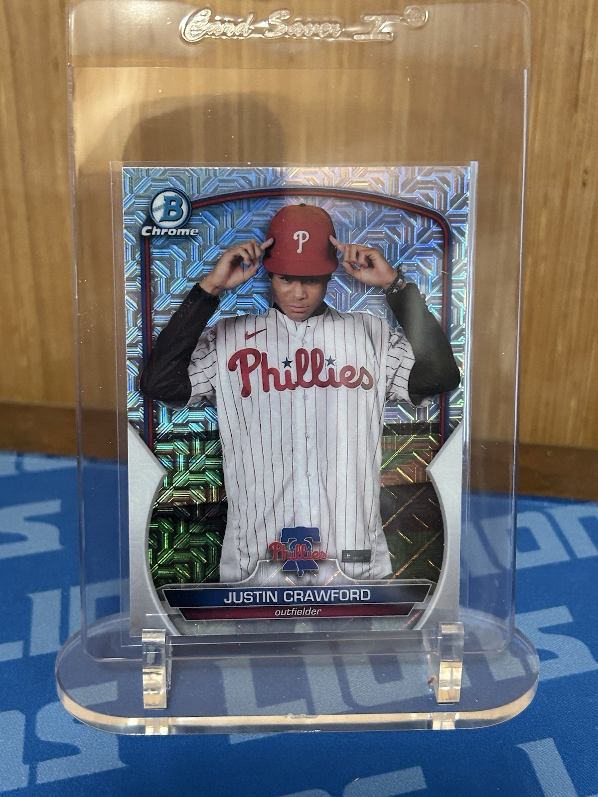 IMAGE VARIATION SP 2023 Bowman #BCP-3 Justin Crawford Chrome Prospects Mojo