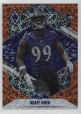 2021 Panini Phoenix Rookie Orange Lazer 40/99 Odafe Oweh #156 09j5