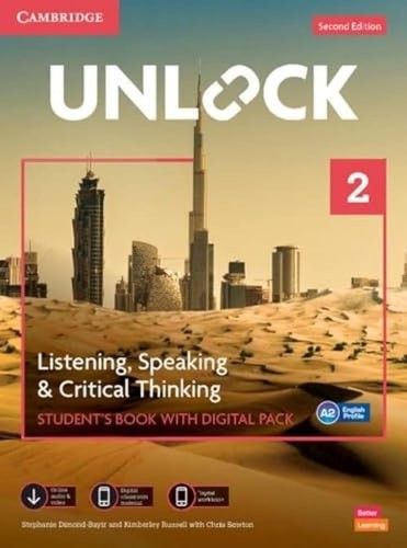 Unlock Level 2 Listening, Speaking and Critical Thinking Student's Book with Dig