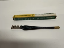 Vintage Fletcher No 01 Gold Tip Glass Cutter w/ Tapping Tip New Old Stock In Box