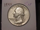 1944 WASHINGTON QUARTER VF XF BETTER DATE FREE SHIPPING