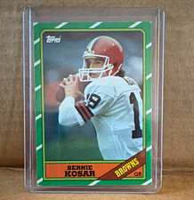 Topps 1986 Bernie Kosar Rookie #56 Cleveland Browns Football Card. rookie card picture