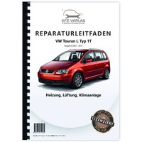 VW Touran, Typ 1T (03-15) Heizung, LüFtung, Klimaanlage - Reparaturanleitung