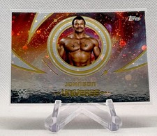 2025 Topps Universe WWE Rocky Johnson Galaxy Parallel #184
