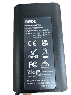 RØDE Rode OEM AC-DC Power Adapter YDS-PD030A RODECaster Duo RCDUO Replacement