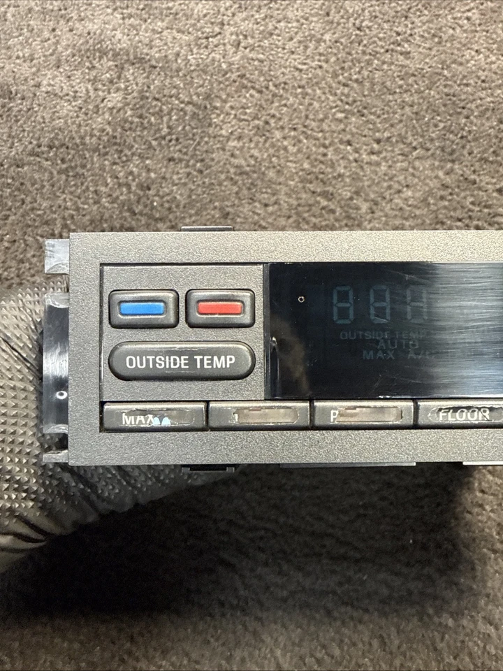 1993 Ford Taurus AC unidade de controle climático temperatura térmica OEM F0DH-18C612-A - Imagem 3 de 4