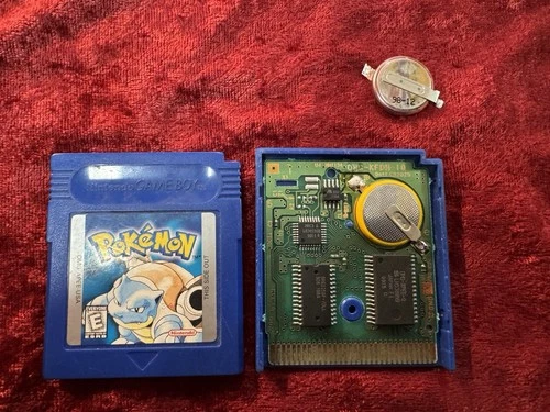 CLEAN! Nintendo Gameboy Pokemon Blue Version AUTHENTIC | NEW BATTERY