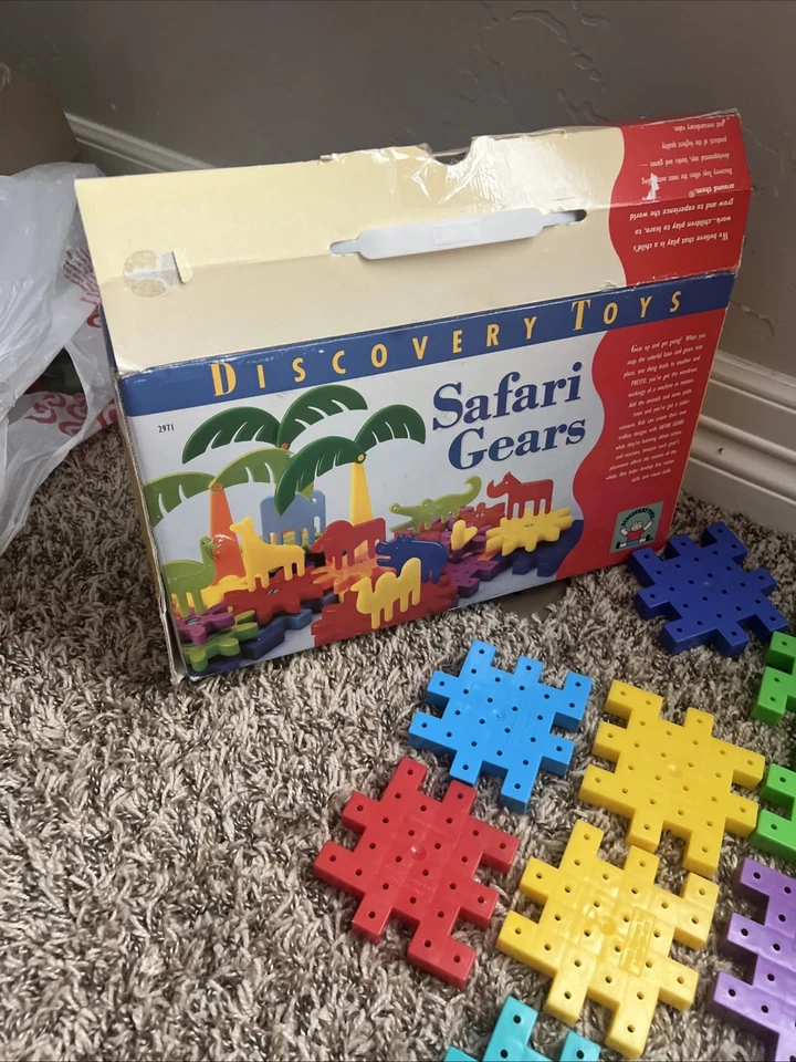 Discovery Toys 1996 Safari Gears, Learning Toy, Preschool 4+, EUC - Image 2 of 4