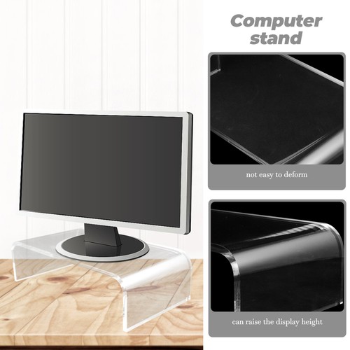 Computer Erhöhtes Regal Baby Laptopständer Aus Acryl Für Tischmonitore - 第 7/12 張圖片